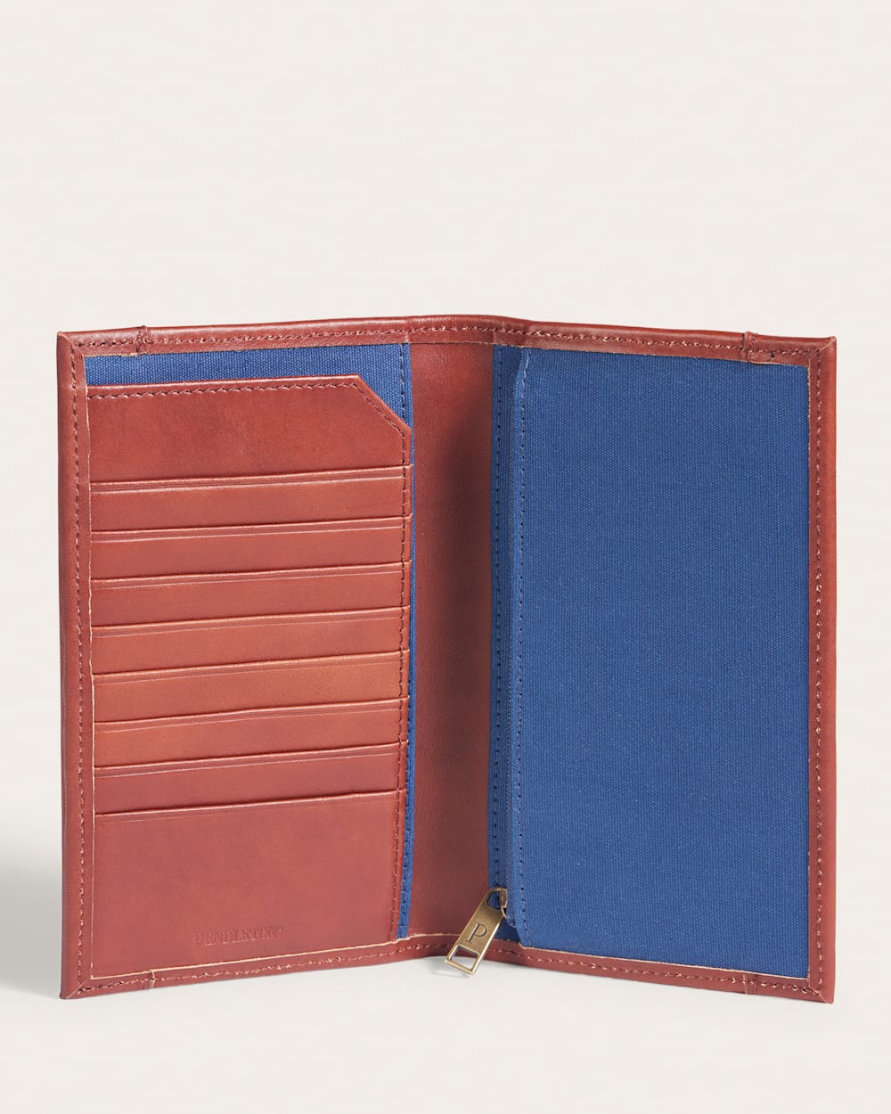 ALTERNATE VIEW OF WYETH TRAIL BIFOLD WALLET IN BEIGE image number 3