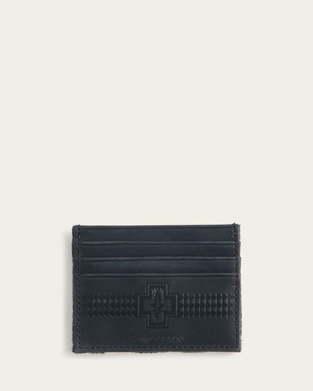ALTERNATE VIEW OF BLUE RIDGE SLIM WALLET IN BLACK MULTI image number 2