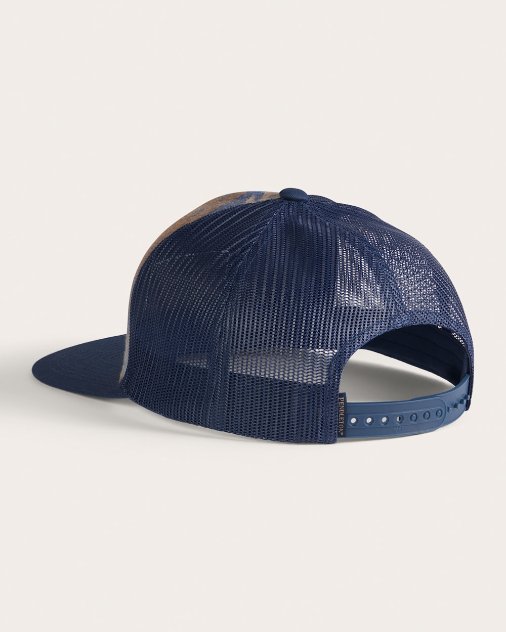 ALTERNATE VIEW OF TUMALO RIDGE WOOL TRUCKER HAT IN BROWN image number 2