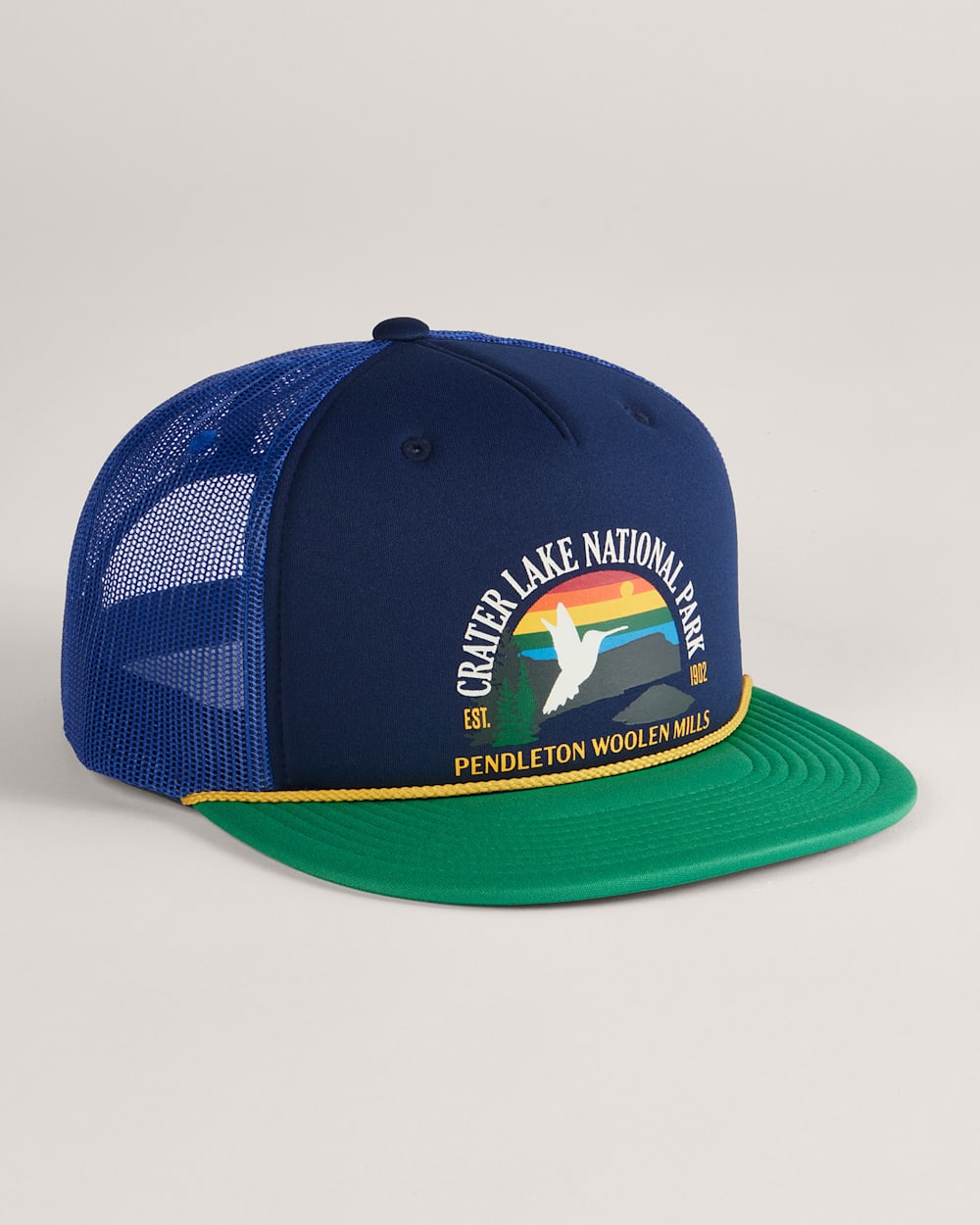 NATIONAL PARK TRUCKER HAT IN CRATER LAKE image number 1