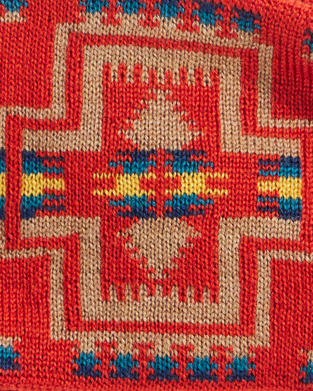 ALTERNATE VIEW OF HARDING FLEECE-LINED MERINO HEADBAND IN RED image number 2