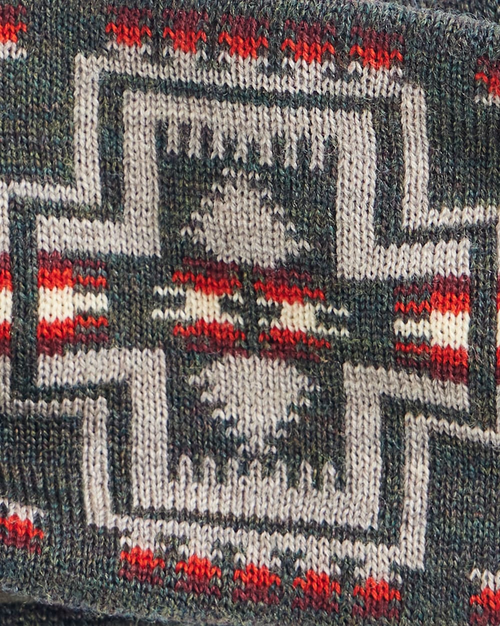 ALTERNATE VIEW OF HARDING FLEECE-LINED MERINO HEADBAND IN OLIVE image number 2