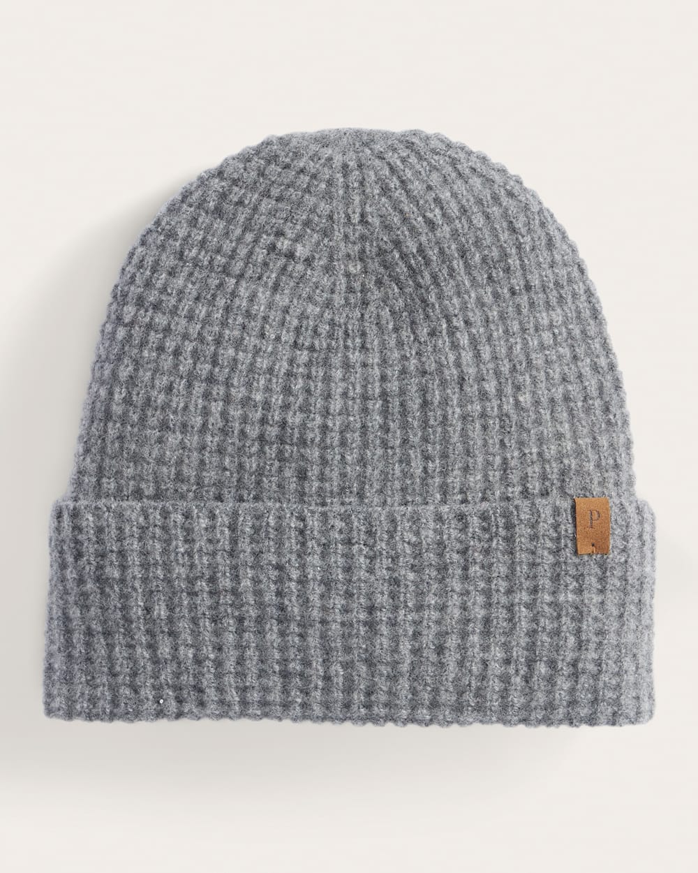 MERINO WOOL WATCH CAP IN LIGHT HEATHER GREY image number 1