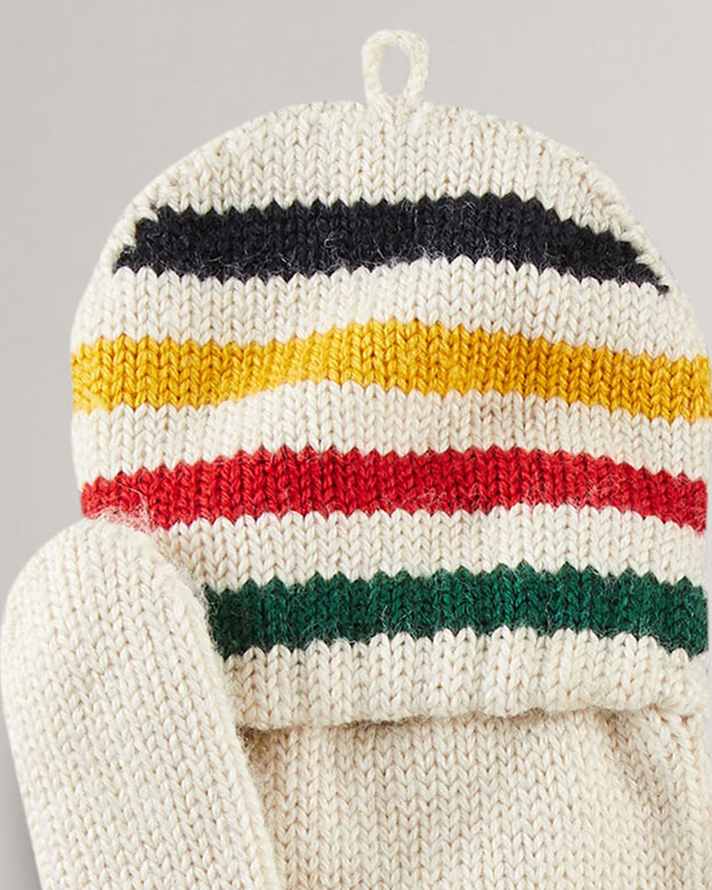 ALTERNATE VIEW OF GLACIER MERINO KNIT CONVERTIBLE MITTENS IN WHITE MULTI image number 3