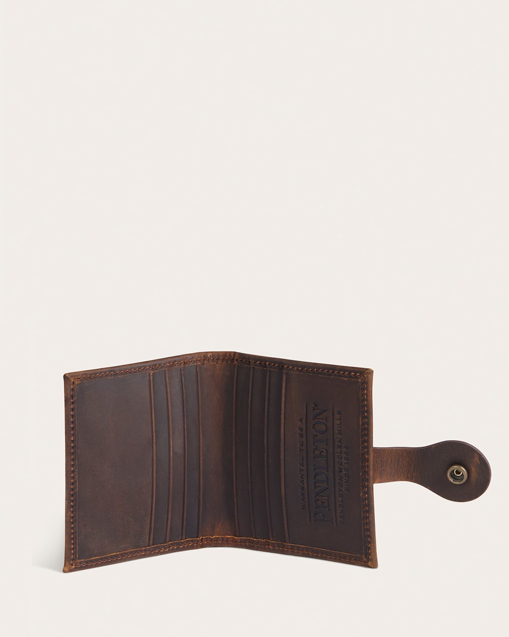 ALTERNATE VIEW OF ODYSSEY WAXED CANVAS WALLET IN OLIVE image number 3