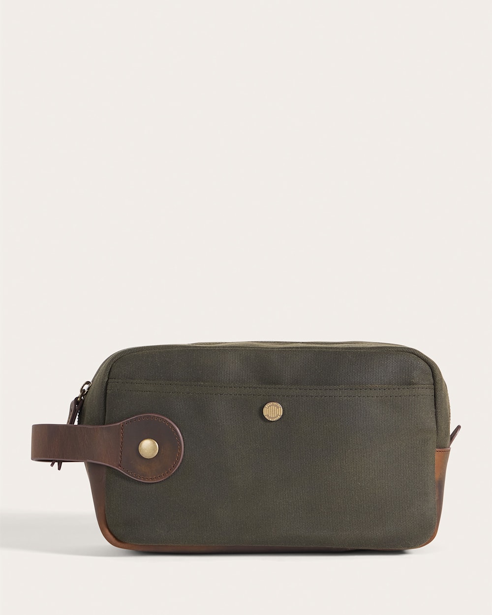 ODYSSEY WAXED CANVAS TRAVEL KIT IN OLIVE image number 1