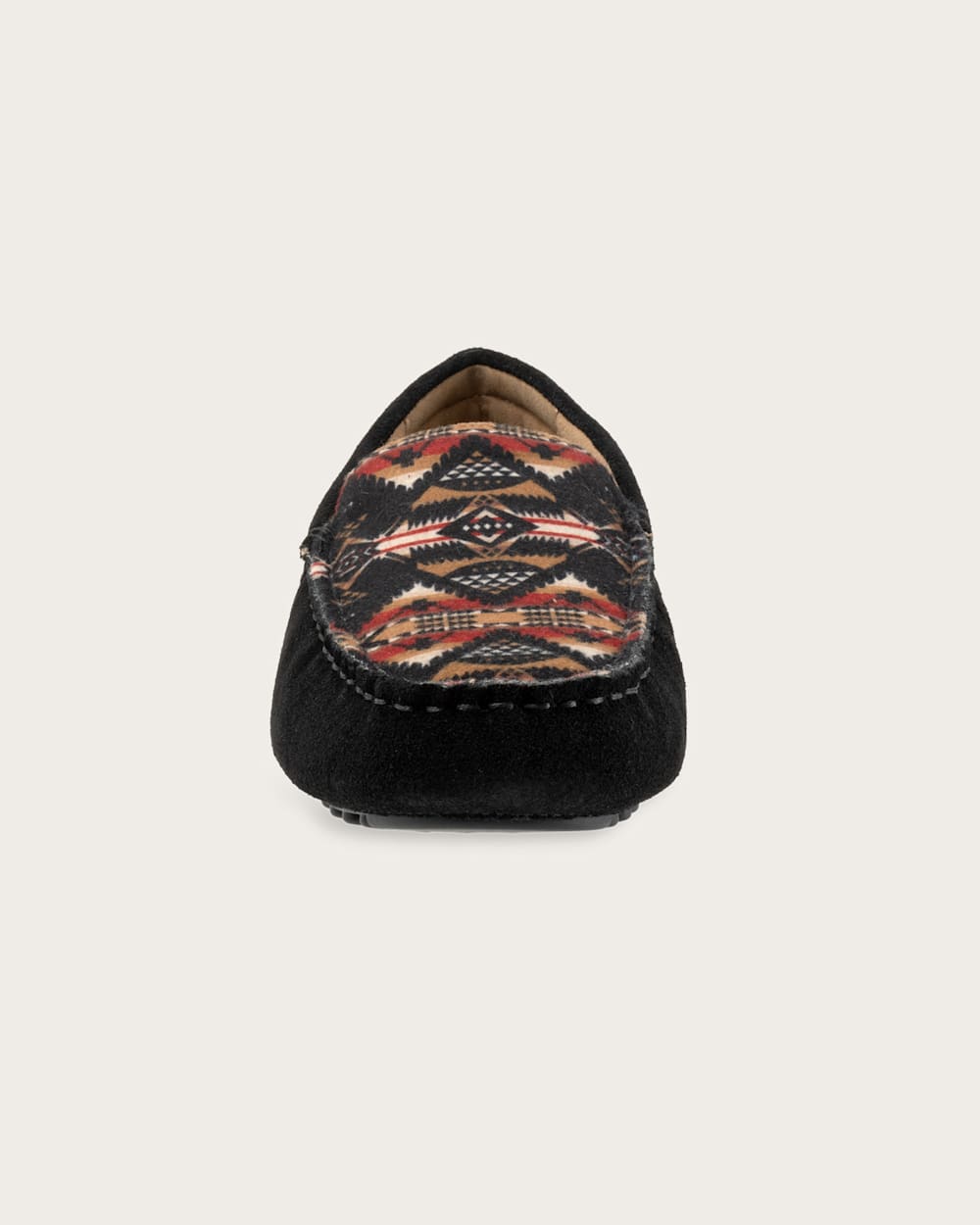 ALTERNATE VIEW OF MEN'S NEHALEM SLIPPERS IN BLACK/RED image number 5