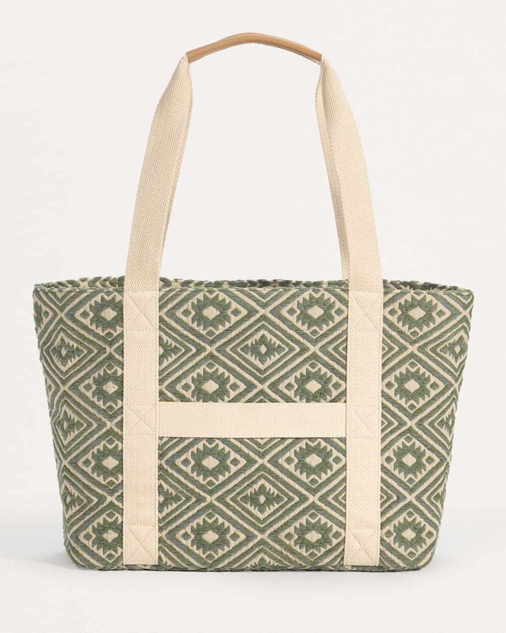 ALTERNATE VIEW OF BAYSIDE COTTON TOTE IN EMERALD CREEK image number 2