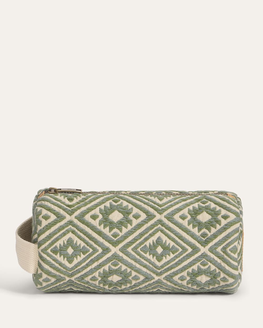 BAYSIDE COTTON BARREL POUCH IN EMERALD CREEK image number 1