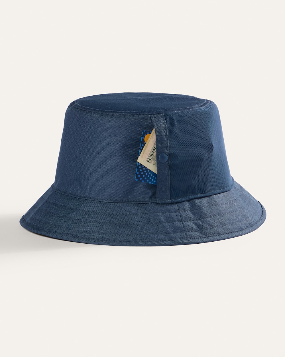 ALTERNATE VIEW OF CREEKSIDE EXPLORER BUCKET HAT IN NAVY MULTI image number 3