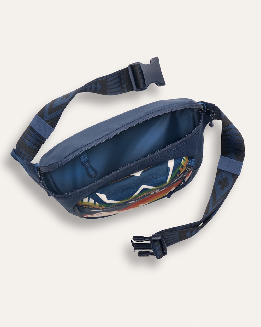 ALTERNATE VIEW OF CREEKSIDE EXPLORER WAIST PACK IN NAVY MULTI image number 3