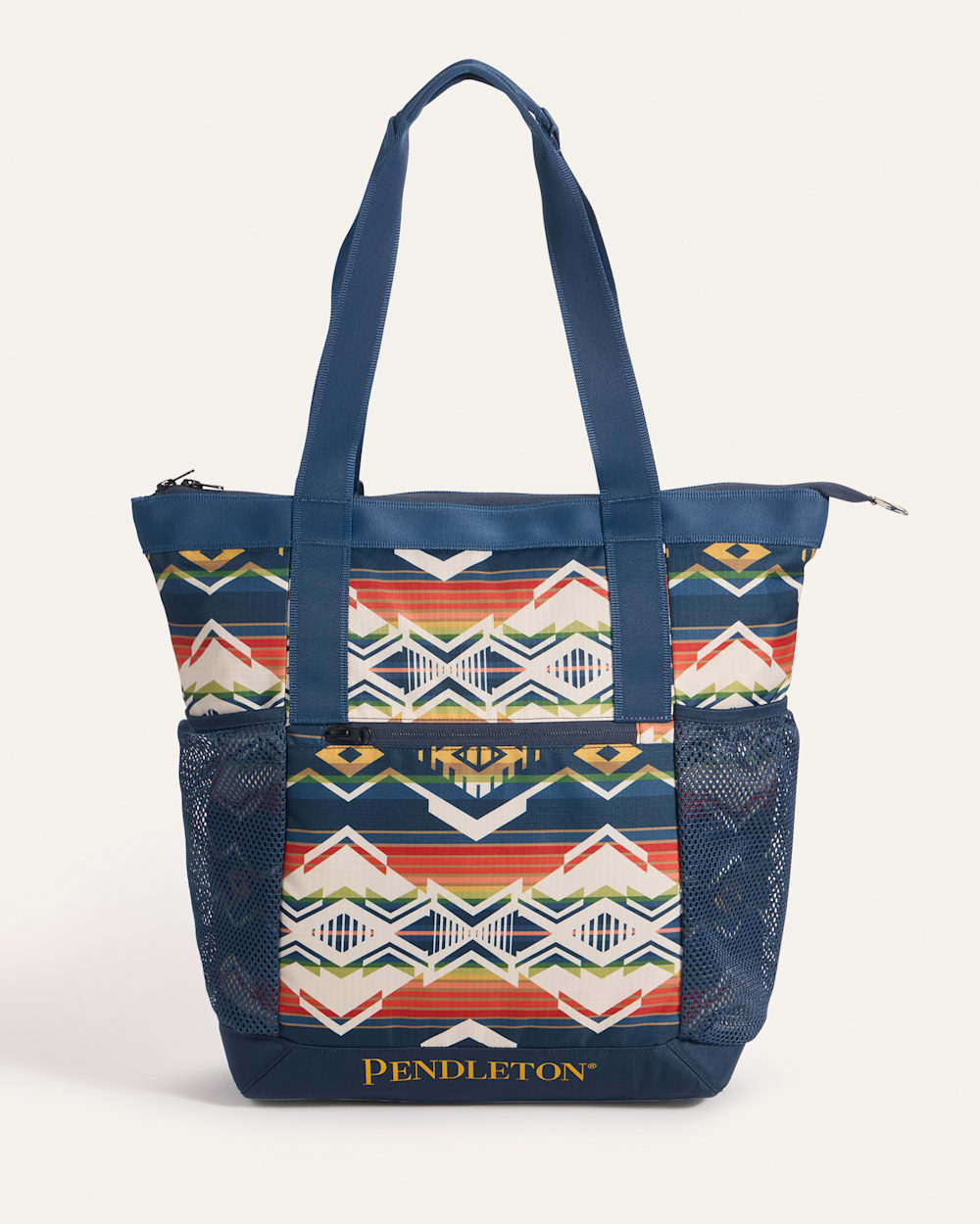 CREEKSIDE EXPLORER ZIP TOTE IN NAVY MULTI image number 1