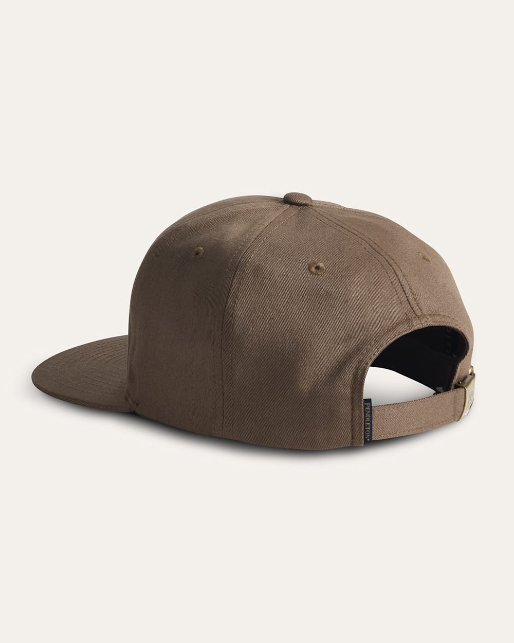 ALTERNATE VIEW OF UNSTRUCTURED FIVE PANEL COTTON HAT IN CHOCOLATE image number 2