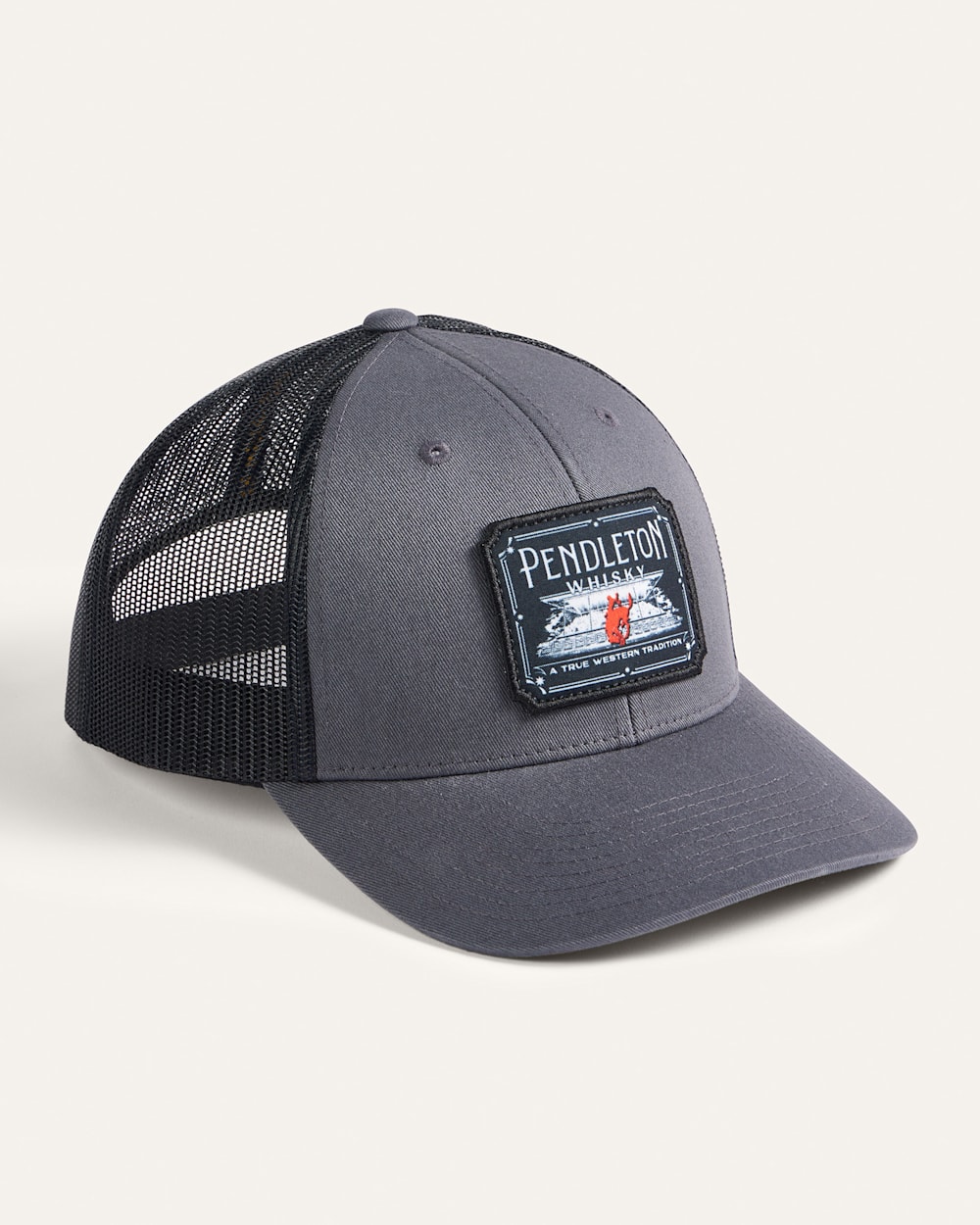 PENDLETON WHISKY FIVEL PANEL TRUCKER HAT IN GREY image number 1