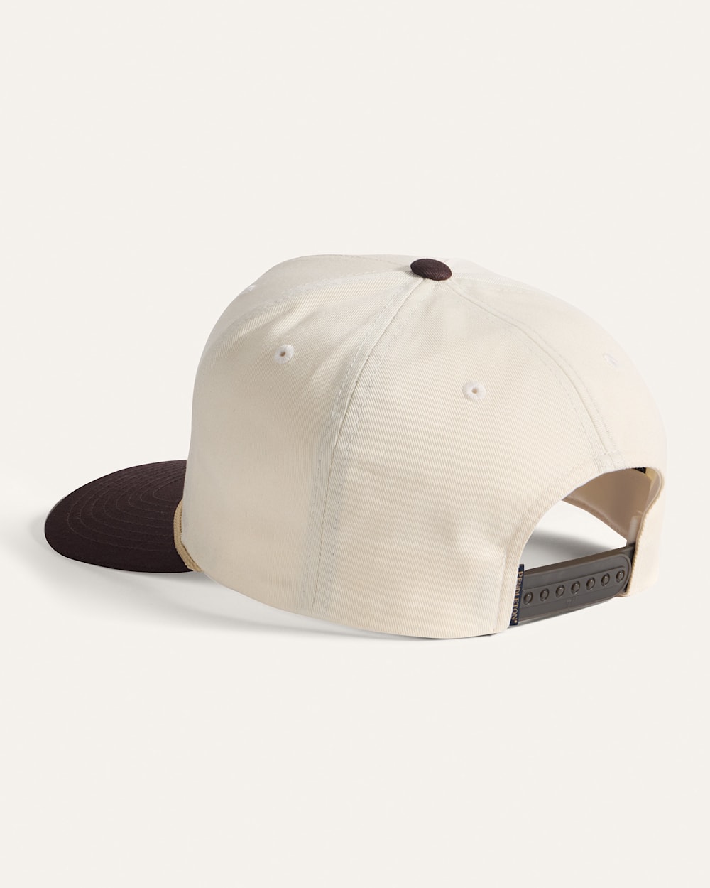 ALTERNATE VIEW OF COWBOY FIVE PANEL SNAPBACK HAT IN IVORY image number 2