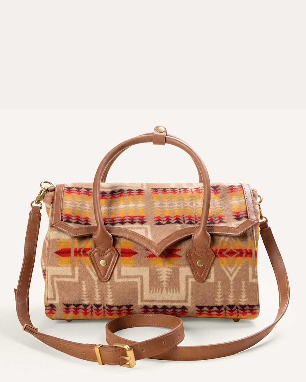 ALTERNATE VIEW OF LOOK WEST HANDBAG IN TAN HARDING image number 3