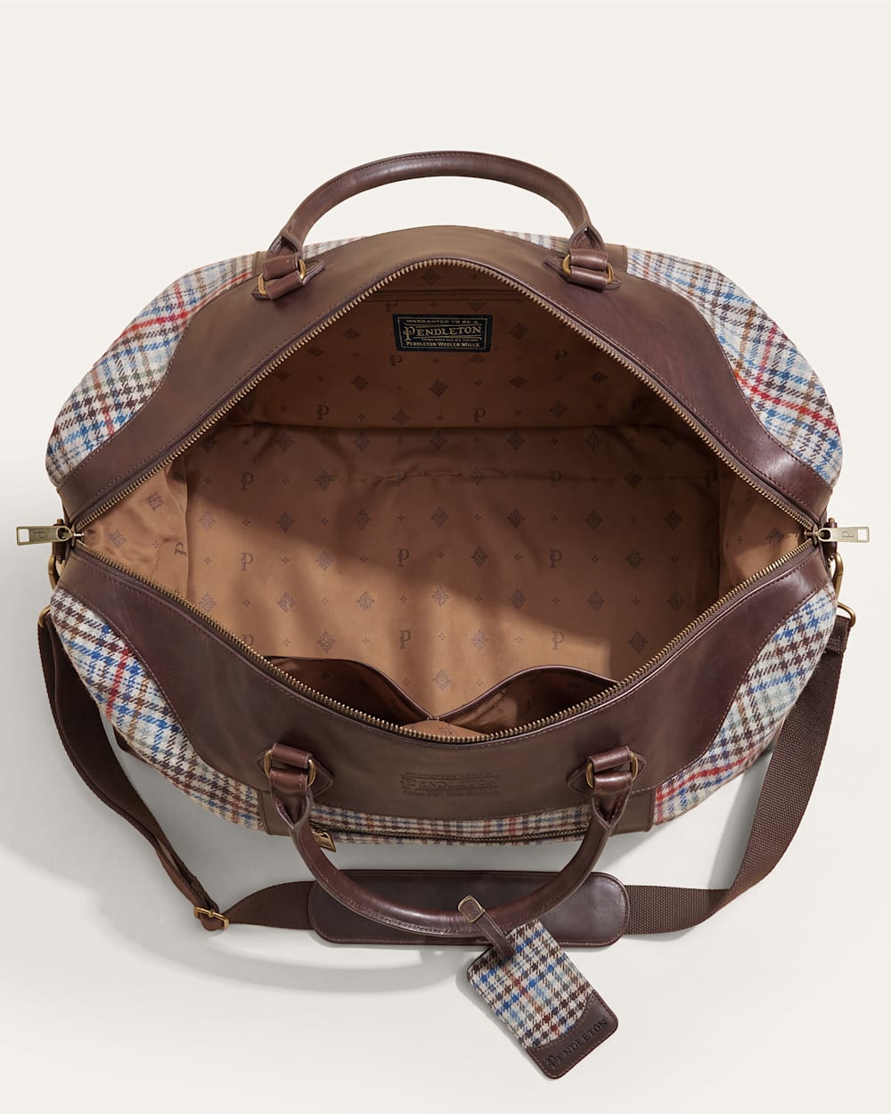 ALTERNATE VIEW OF CAMEL BRIGHTS HERITAGE WEEKENDER IN MULTI CHECK image number 3