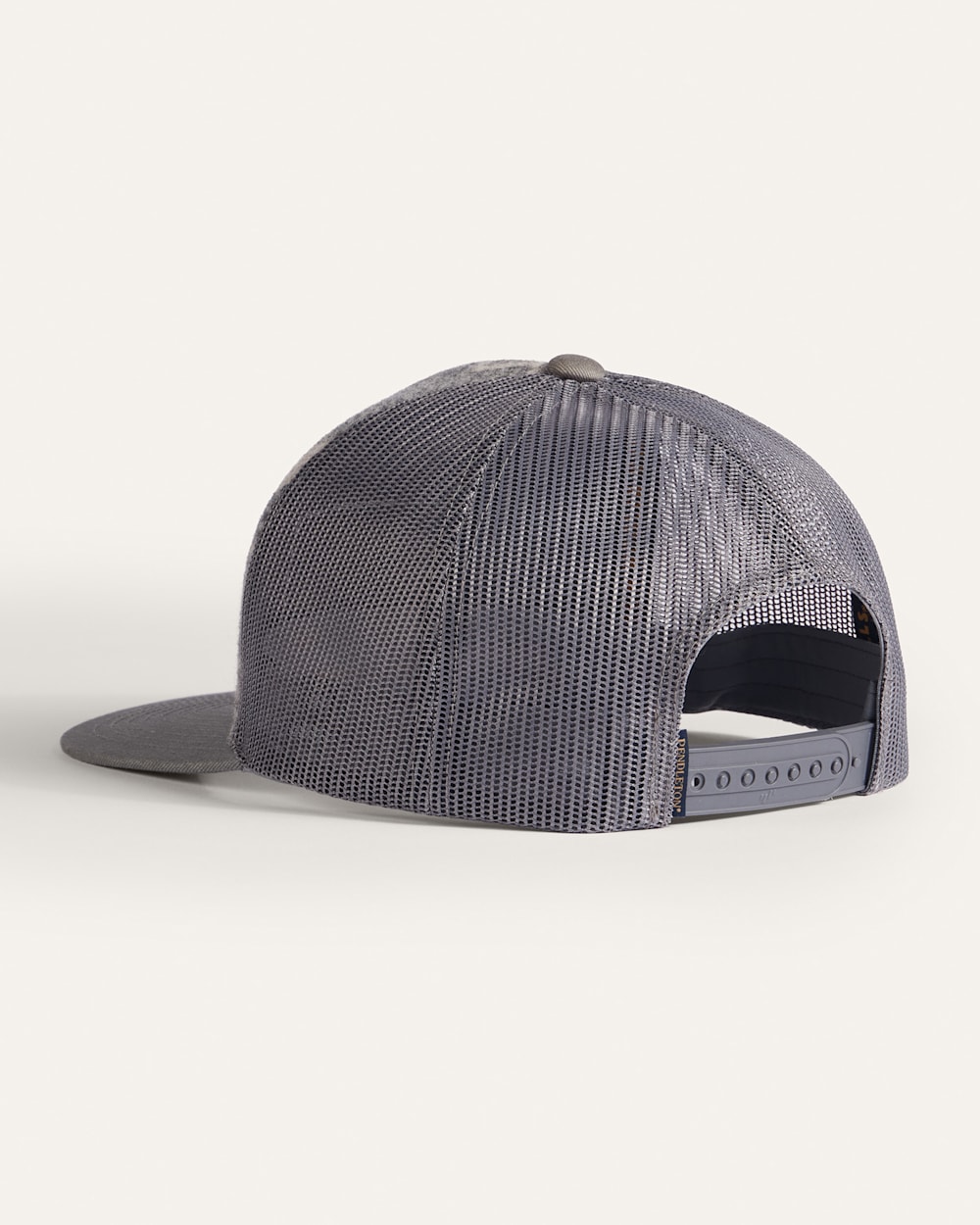 ALTERNATE VIEW OF HARDING WOOL SIX PANEL TRUCKER HAT IN GREY MULTI image number 2