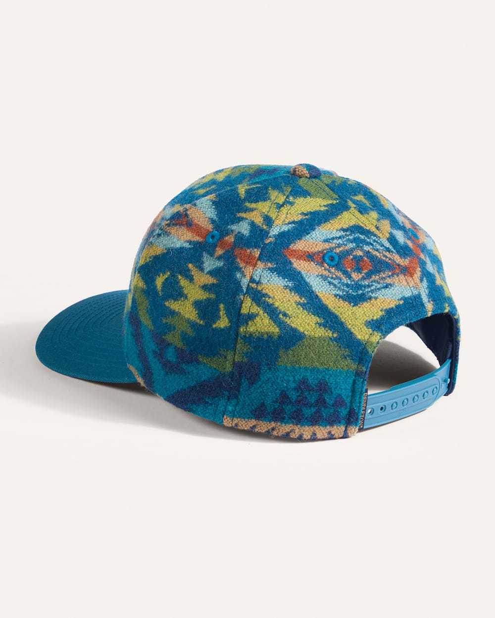 ALTERNATE VIEW OF DIAMOND DESERT WOOL SIX PANEL HAT IN BLUE MUTLI image number 2
