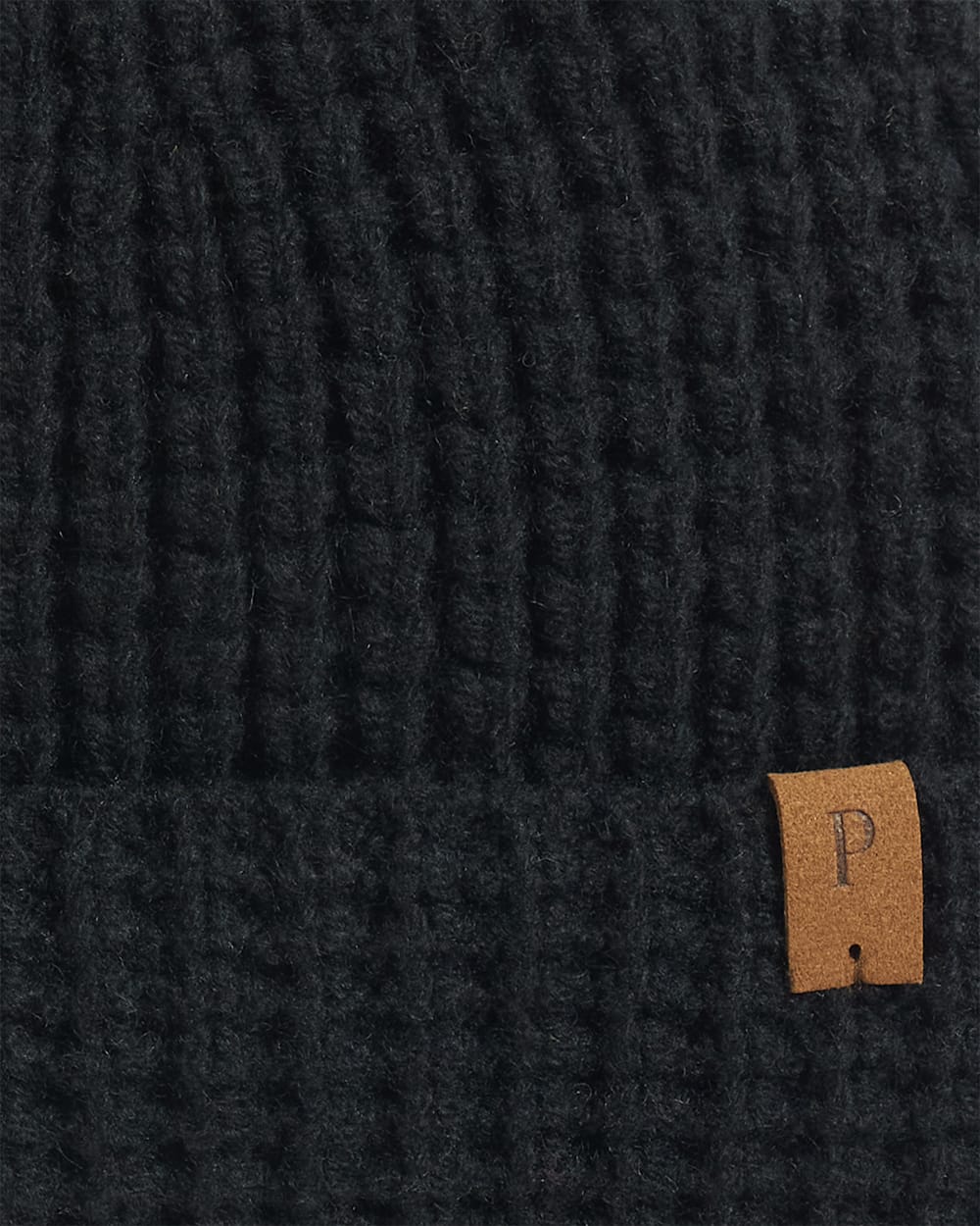ALTERNATE VIEW OF LAMBSWOOL WATCH CAP IN BLACK image number 2