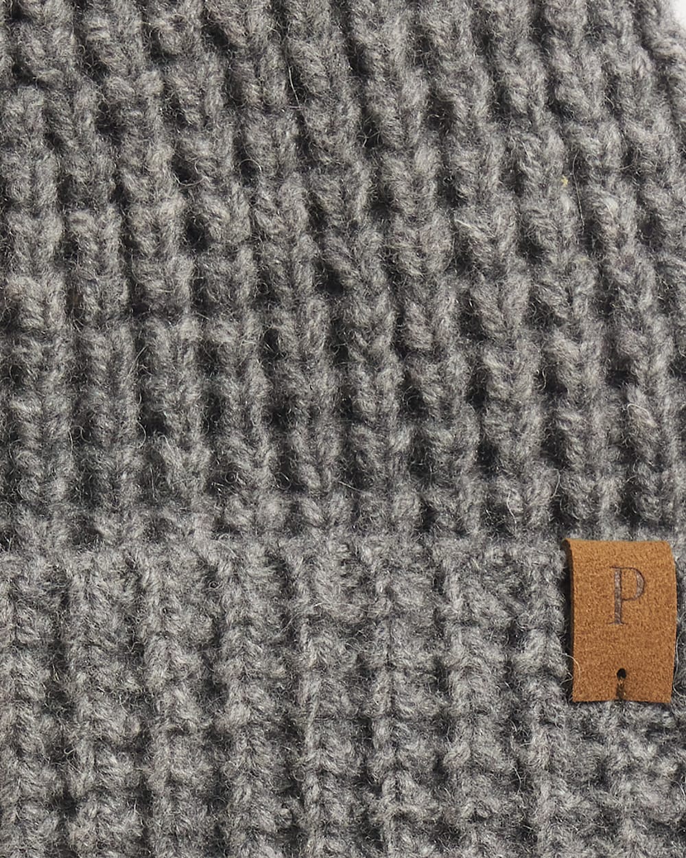 ALTERNATE VIEW OF LAMBSWOOL WATCH CAP IN LIGHT HEATHER GREY image number 2