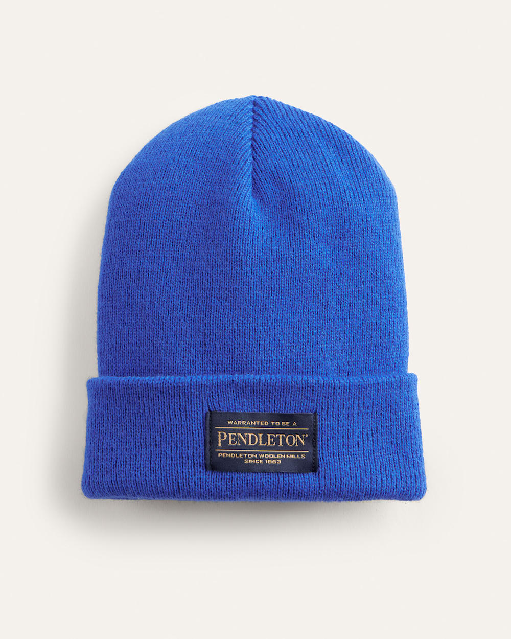 ALTERNATE VIEW OF CHILDREN'S PENDLETON BEANIE IN ELECTRIC BLUE image number 2
