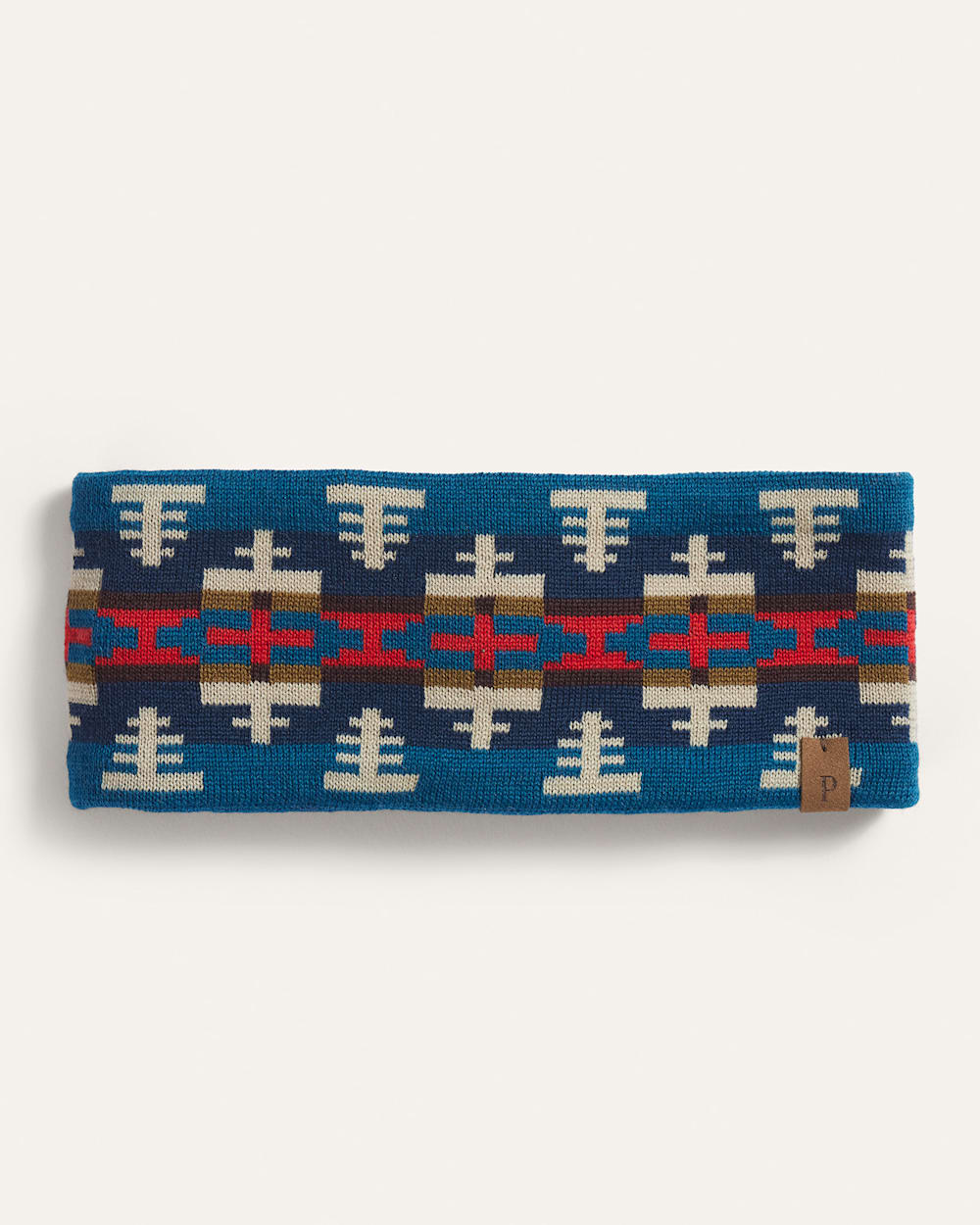 SHIPROCK MERINO FLEECE-LINED HEADBAND IN TEAL image number 1