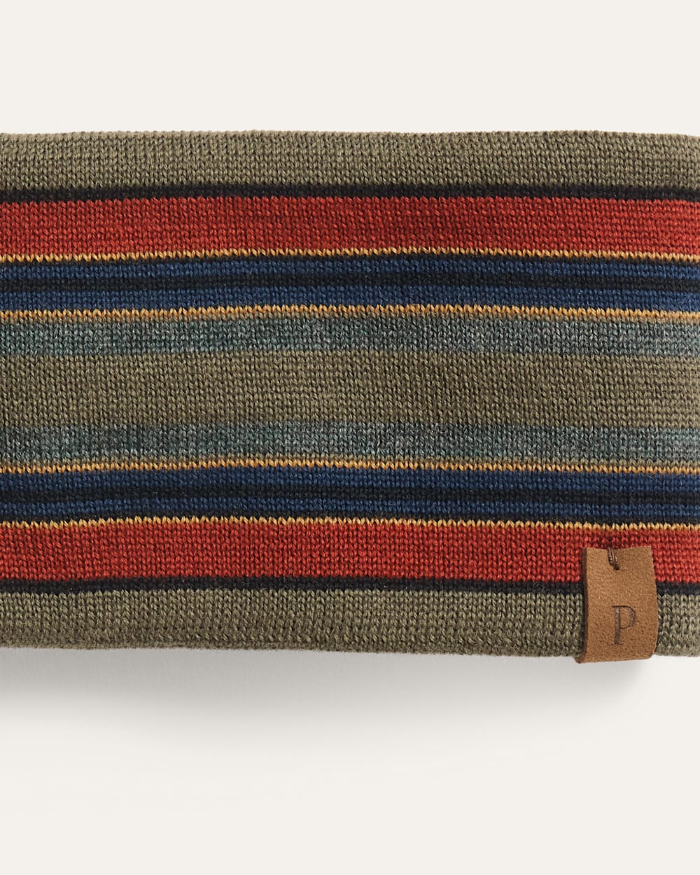 ALTERNATE VIEW OF YAKIMA MERINO FLEECE-LINED HEADBAND IN GREEN HEATHER image number 2