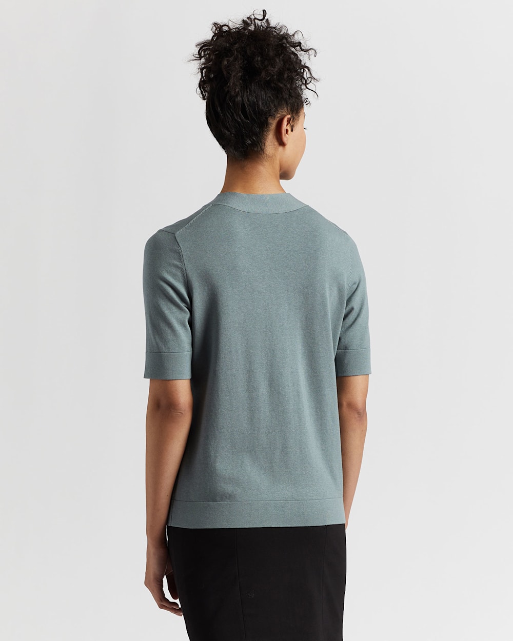 ALTERNATE VIEW OF WOMEN'S COLBY SUIT SWEATER IN BLUE GREY image number 3