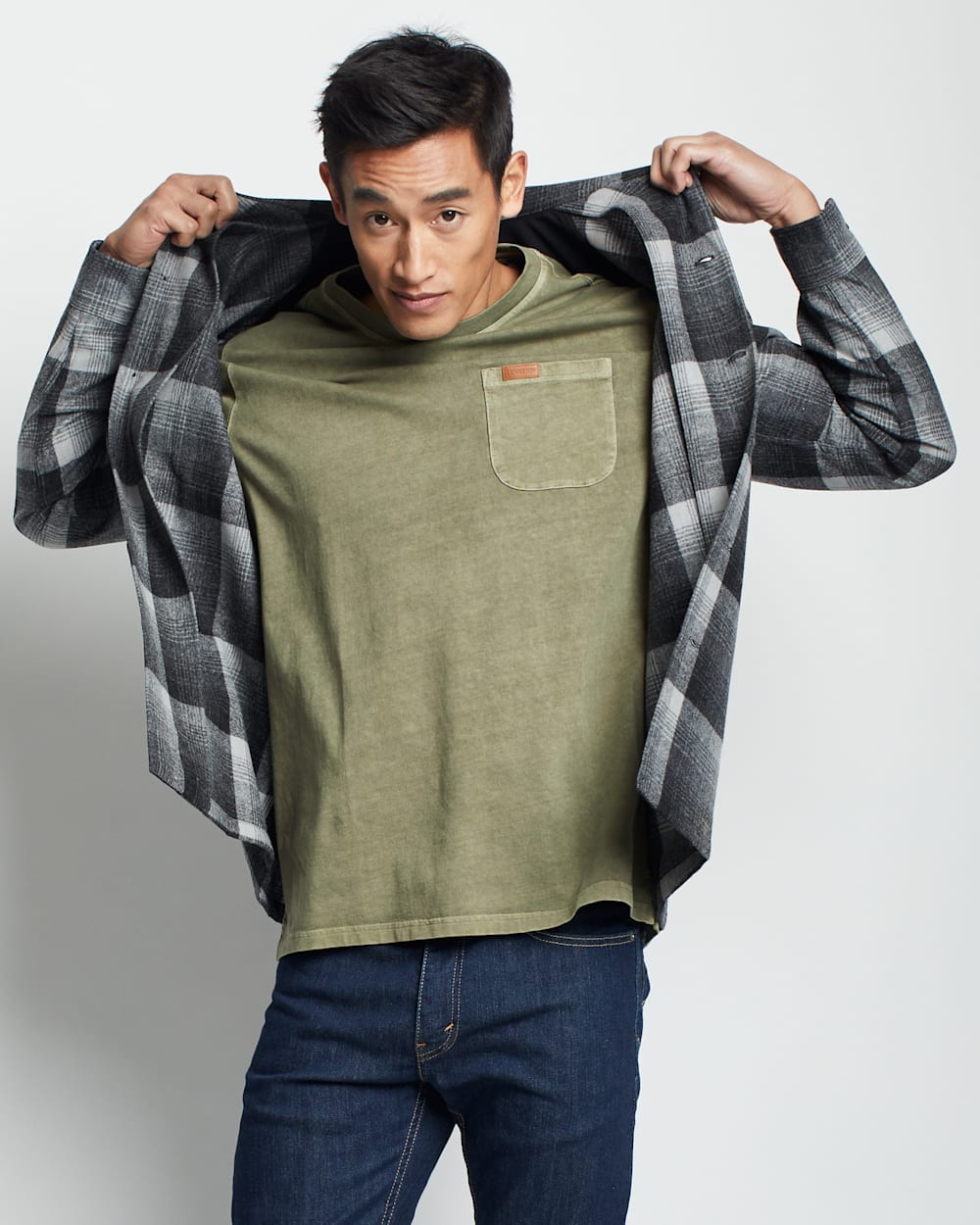 Original Board Shirt Blue/White/Black Ombre