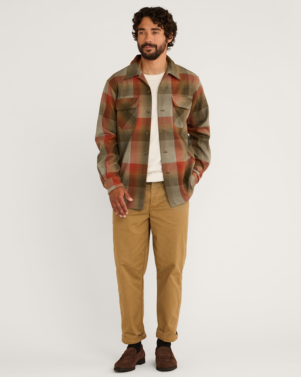 MEN'S PLAID BOARD SHIRT