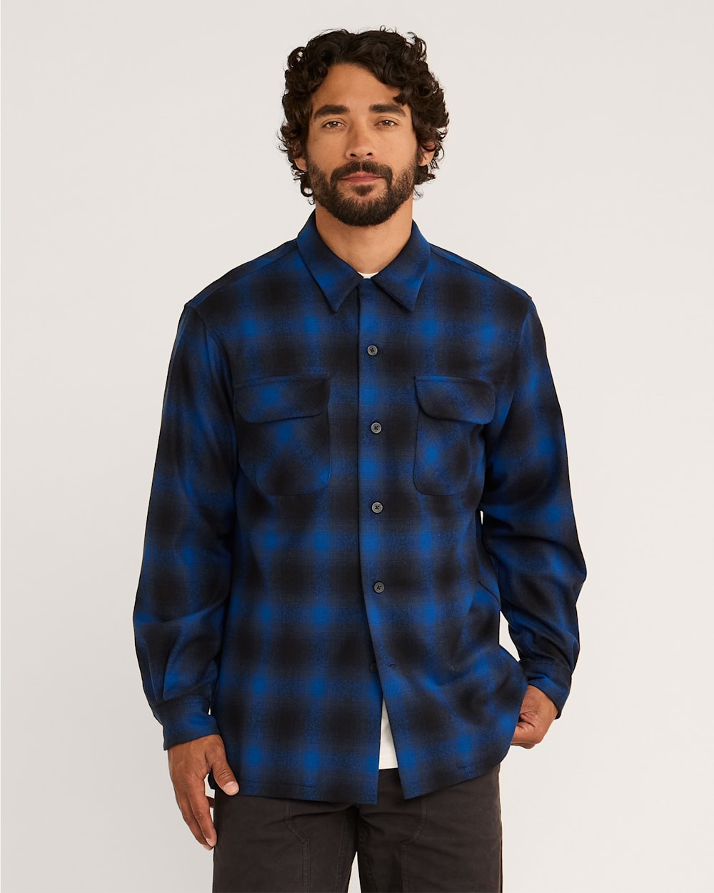 MEN'S PLAID BOARD SHIRT