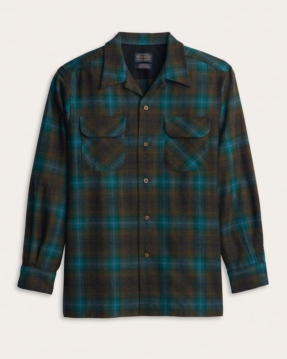 【Special】 50's PENDLETON BOARD SHIRT Vintage 50s Pendleton Loop Collar Shadow Plaid Wool Button