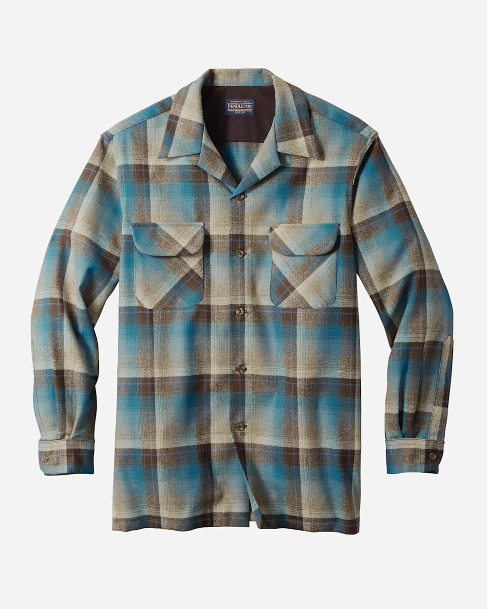 MEN'S BOARD SHIRT IN BROWN/BLUE OMBRE image number 1