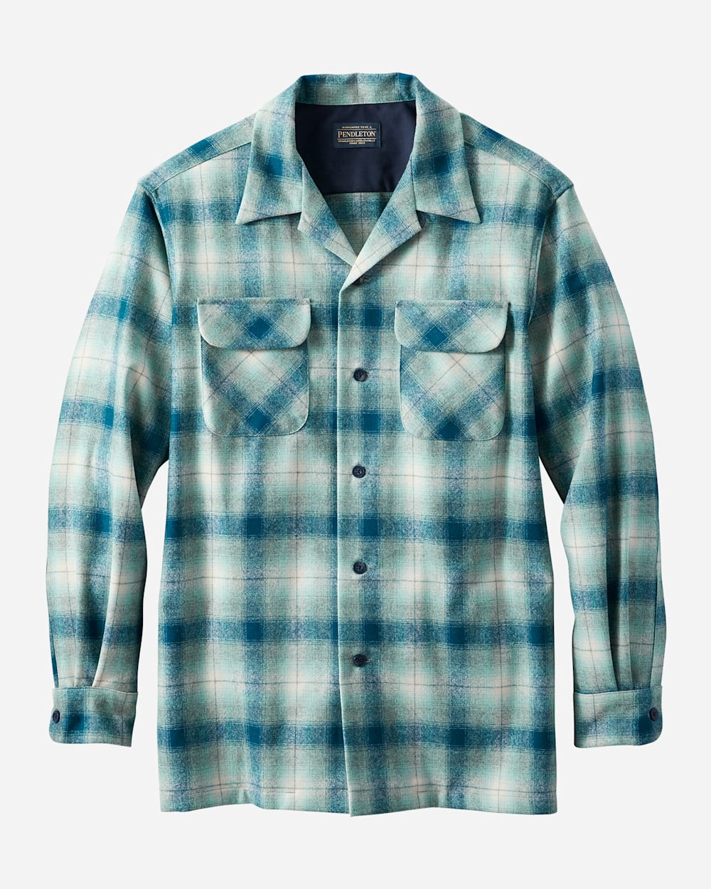 MEN'S BOARD SHIRT IN BLUE/GREEN OMBRE image number 1