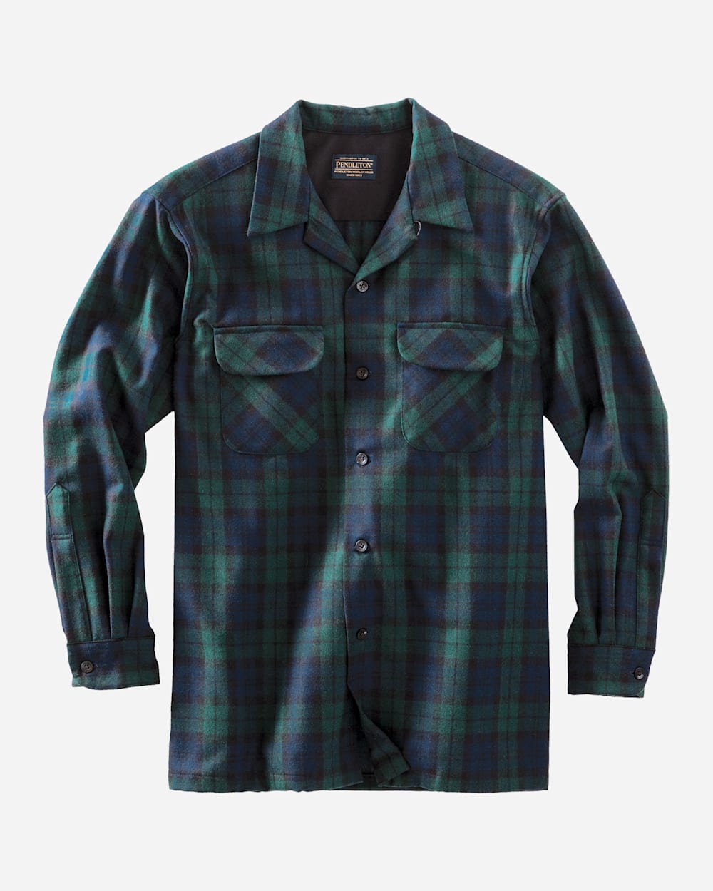 MEN'S BOARD SHIRT IN BLACK WATCH TARTAN image number 1