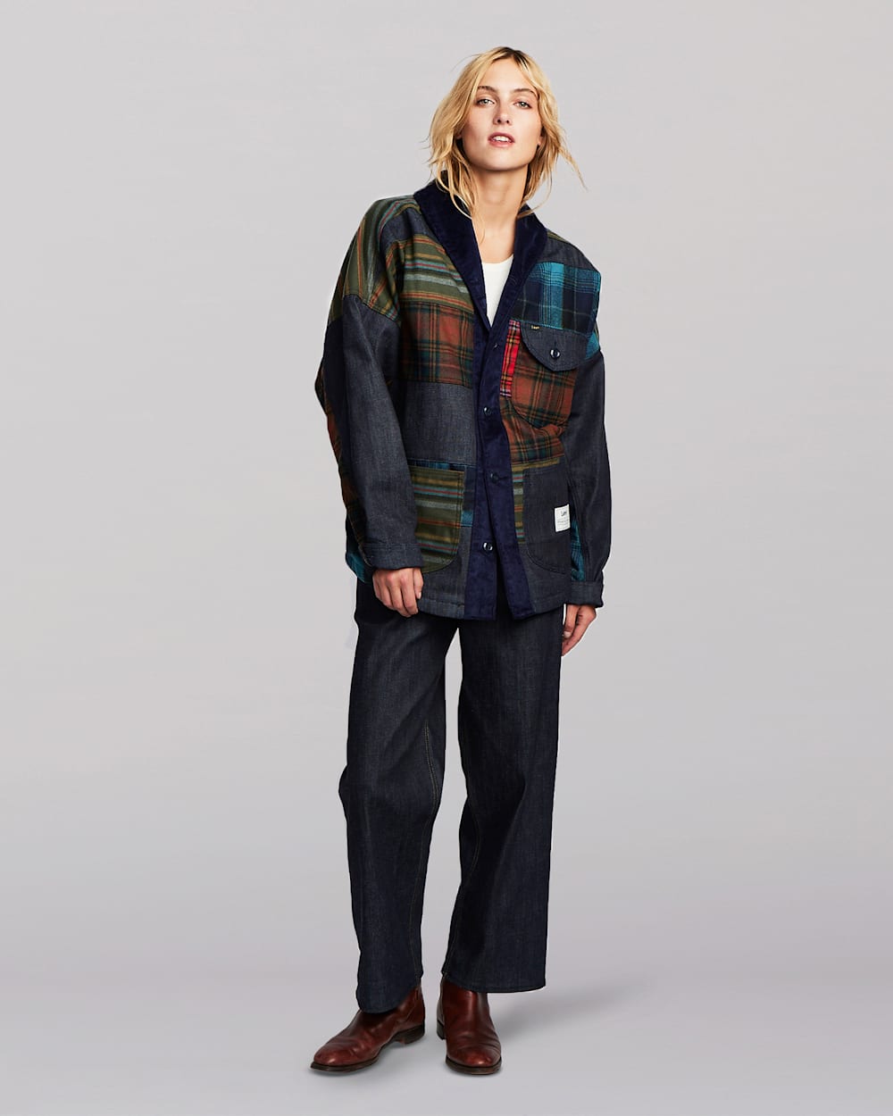 LEE X PENDLETON PATCHWORK CHORE JACKET