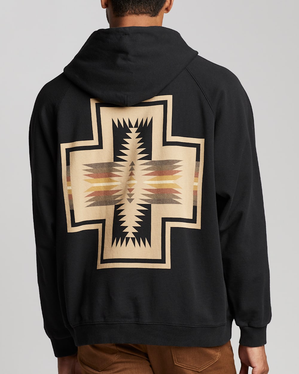 ALTERNATE VIEW OF LIMITED EDITION HOODIE IN BLACK HARDING image number 3