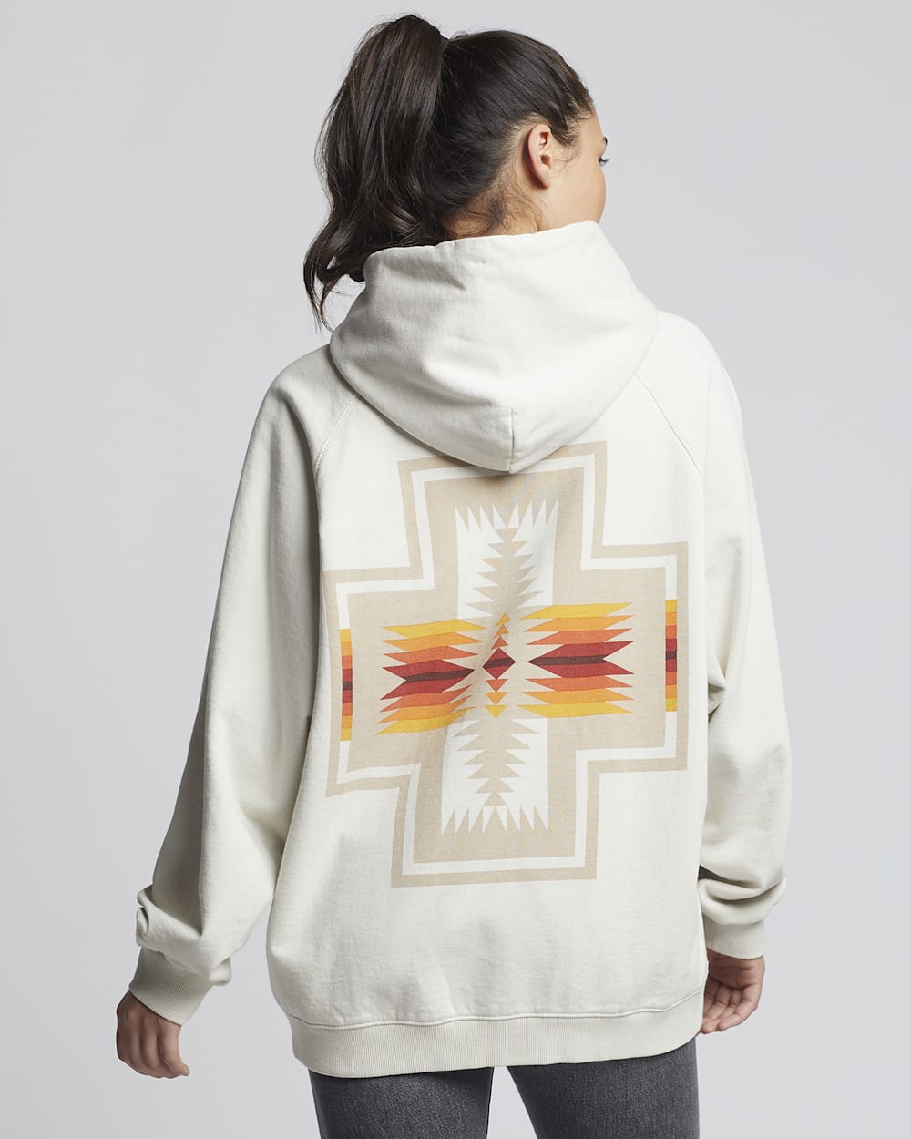 LIMITED EDITION HOODIE IN IVORY HARDING image number 1
