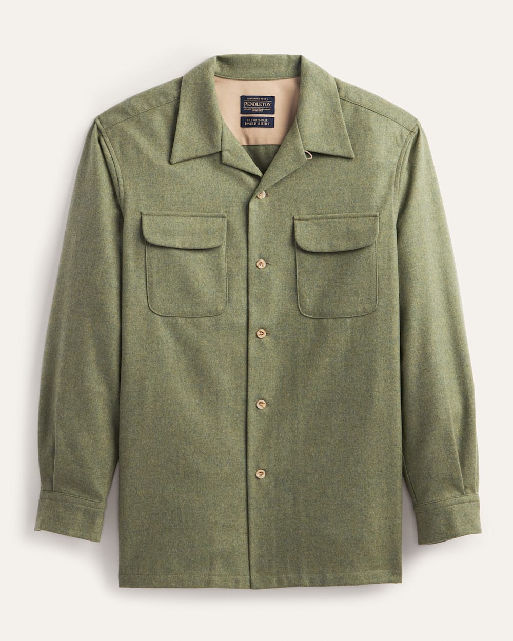MEN'S BOARD SHIRT IN GREEN MIX image number 2