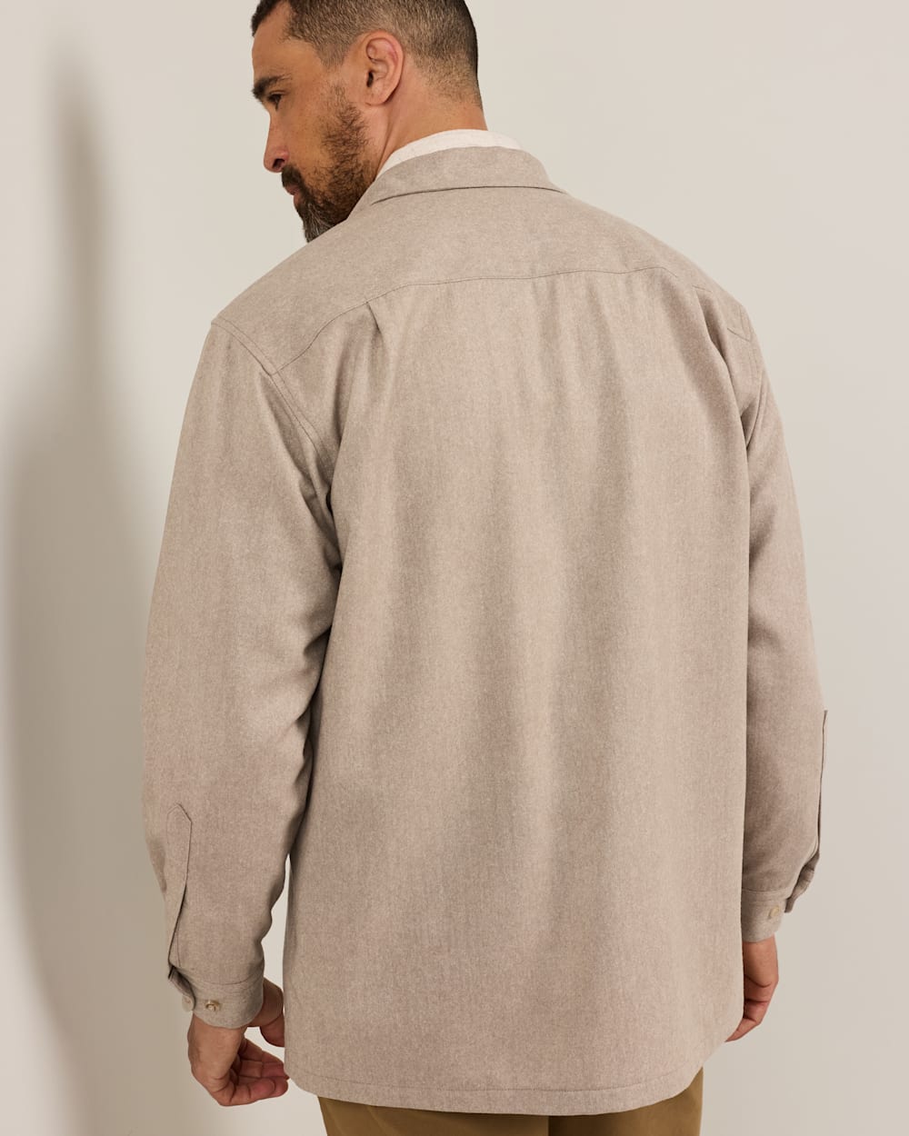 ALTERNATE VIEW OF MEN'S BOARD SHIRT IN NATURAL MIX image number 4