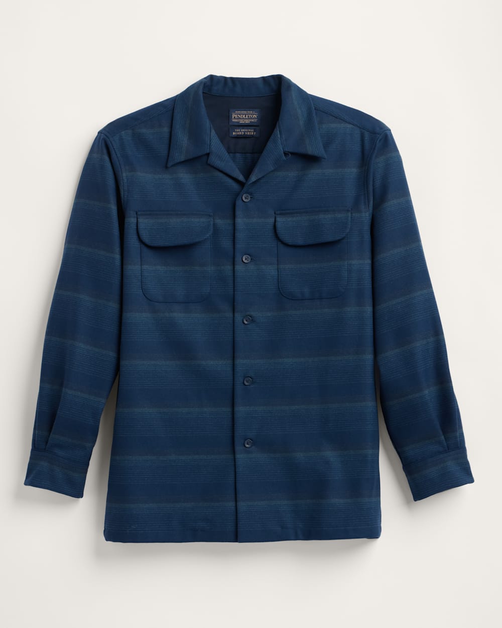 ALTERNATE VIEW OF MEN'S STRIPE BOARD SHIRT IN BLUE STRIPE image number 5