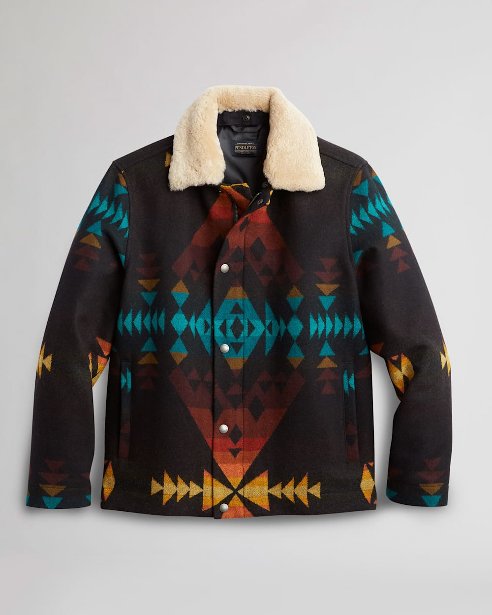 Pendleton parka mens top