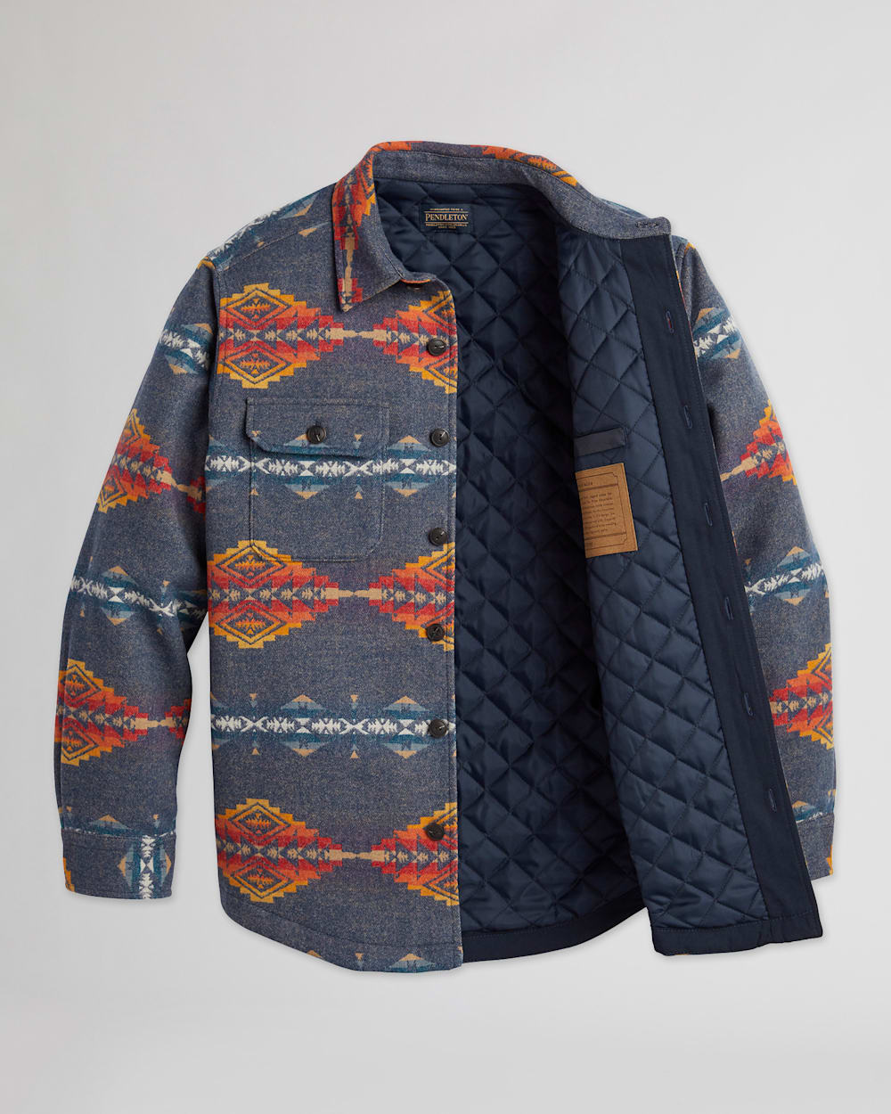 Pendleton lightweight quilted shirt jacket online