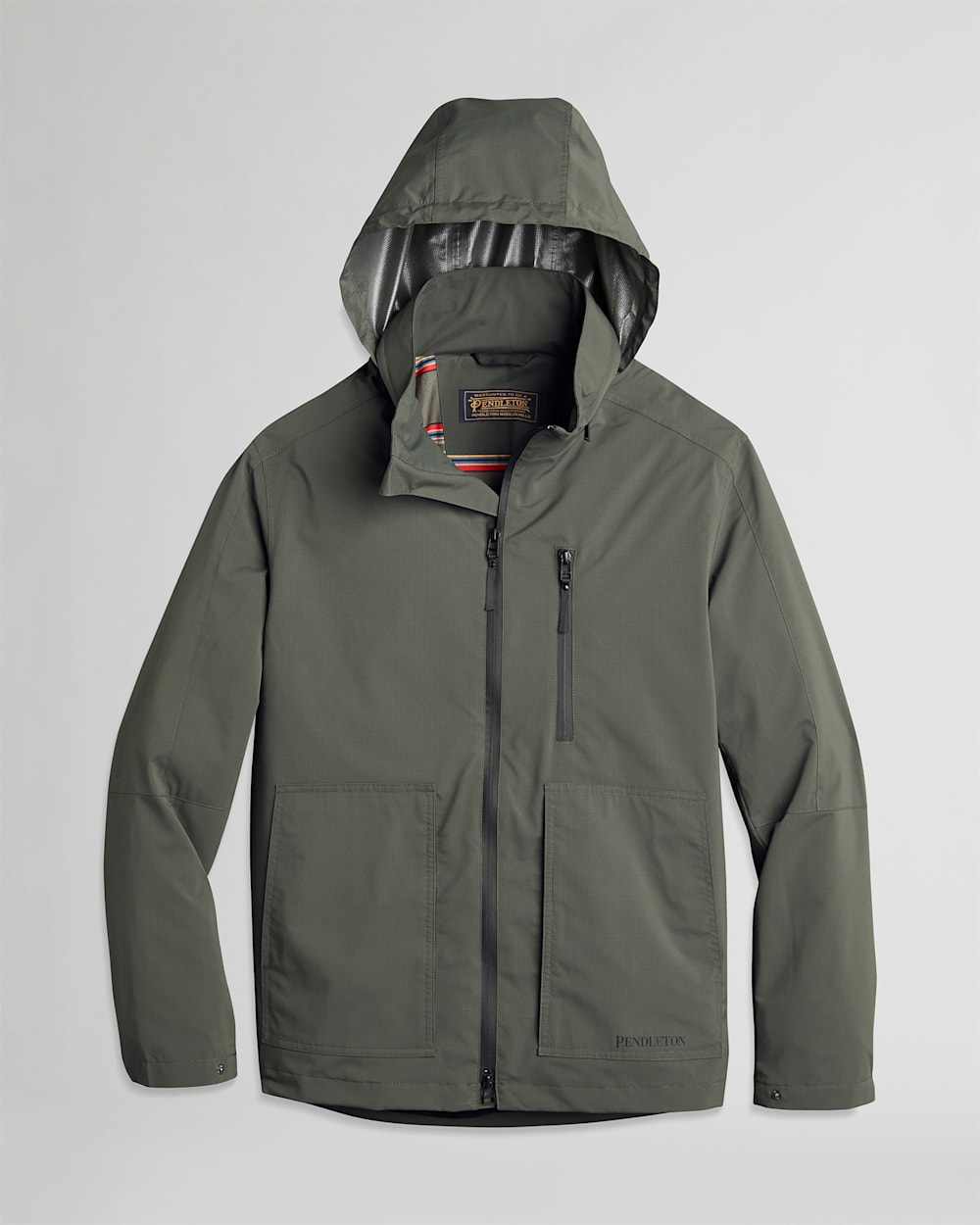 MEN'S OUTDOORSMAN WINDBREAKER IN MOSS image number 1