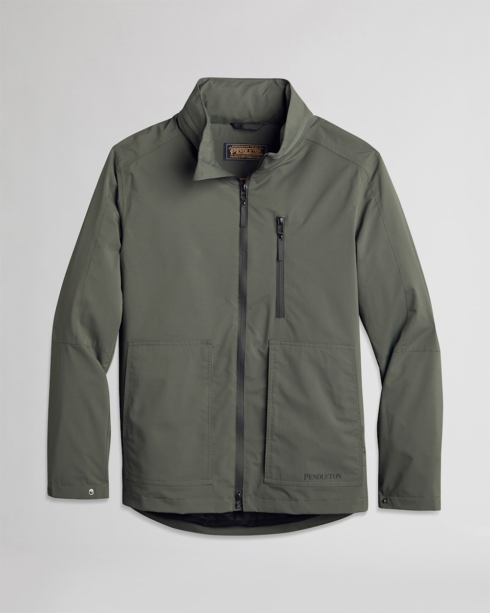 ALTERNATE VIEW OF MEN'S OUTDOORSMAN WINDBREAKER IN MOSS image number 3
