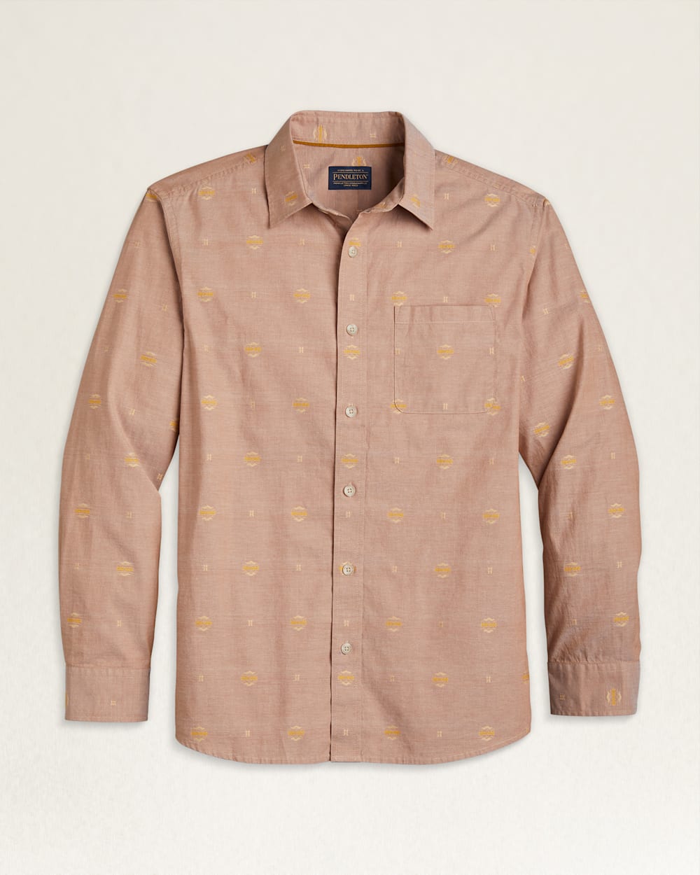 MEN'S LONG-SLEEVE CARSON SHIRT IN COPPER RED image number 1