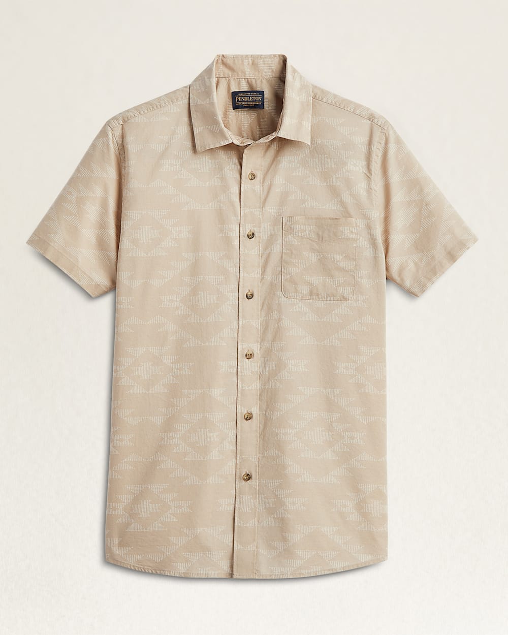 MEN'S SHORT-SLEEVE SHORELINE SHIRT IN SAND image number 1