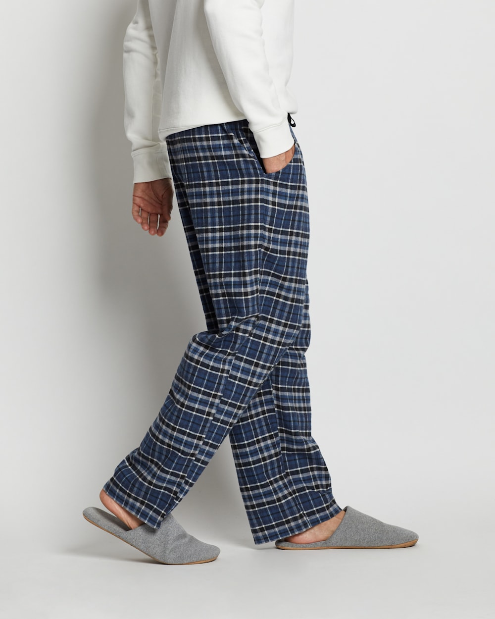 Pendleton Flannel Pyjama Pants – Black / Watch Tartan Check