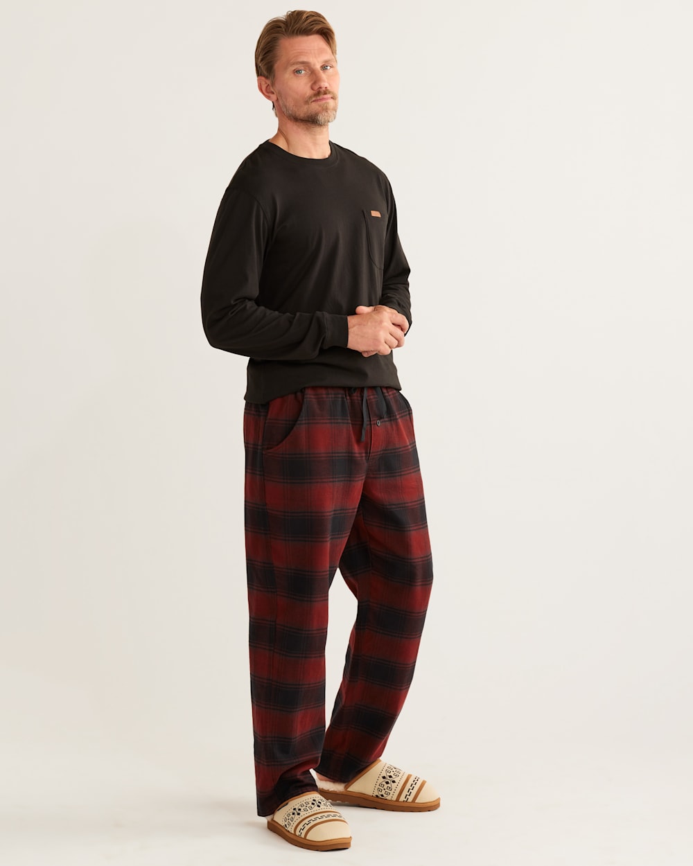 Mens flannel outlet pajama bottoms